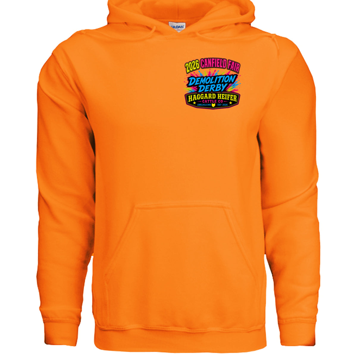 SAFETY ORANGE - G185 - FRONT